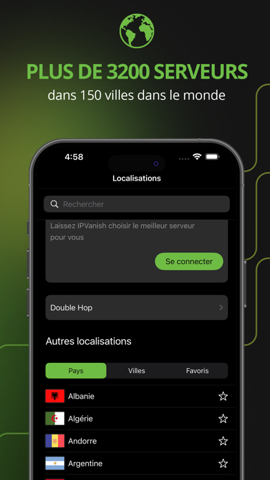 Screenshot #2 pour IPVanish VPN Rapide & Sécurisé