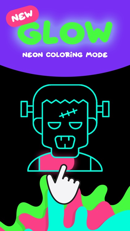 Halloween coloring for kids 3+