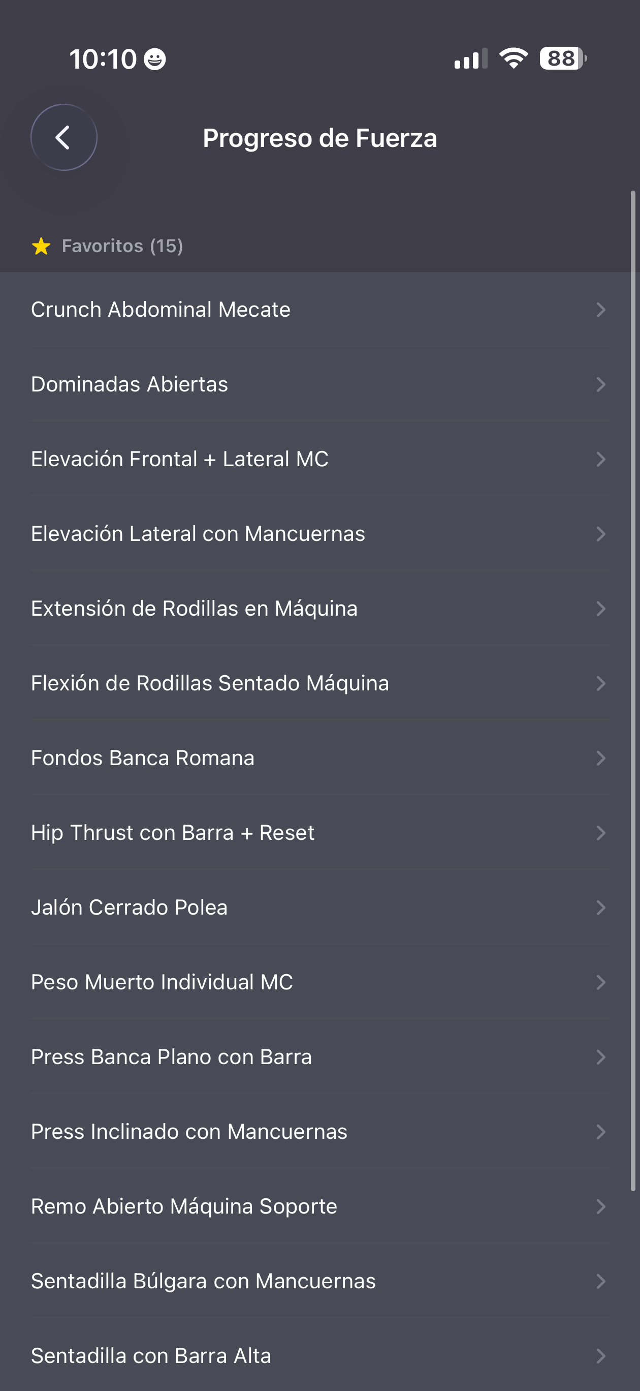Avante Rutinas screenshot 2