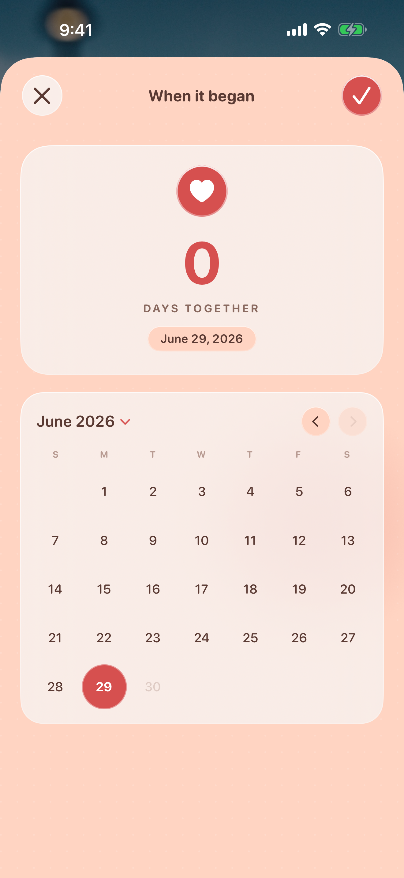 My Love: In Love Days Counter screenshot 6