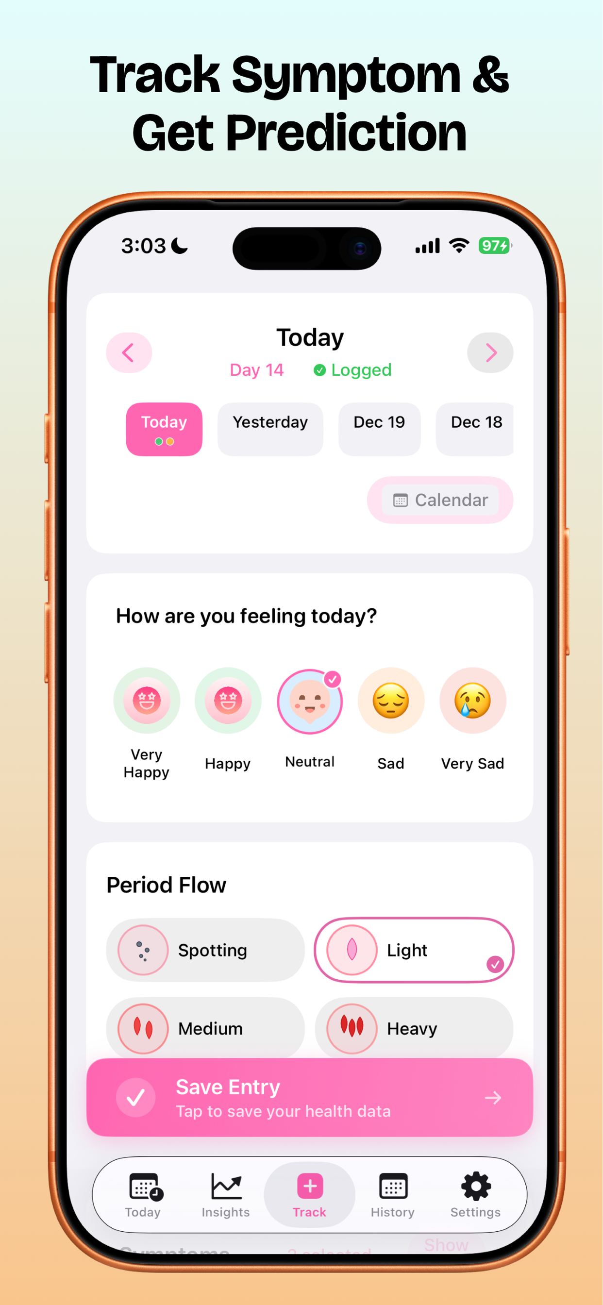 Ovara Period & Cycle Tracker