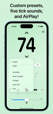 Tick - Minimal Metronome screenshot