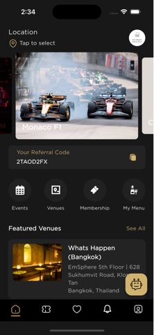 Mingly Club - Bookings screenshot