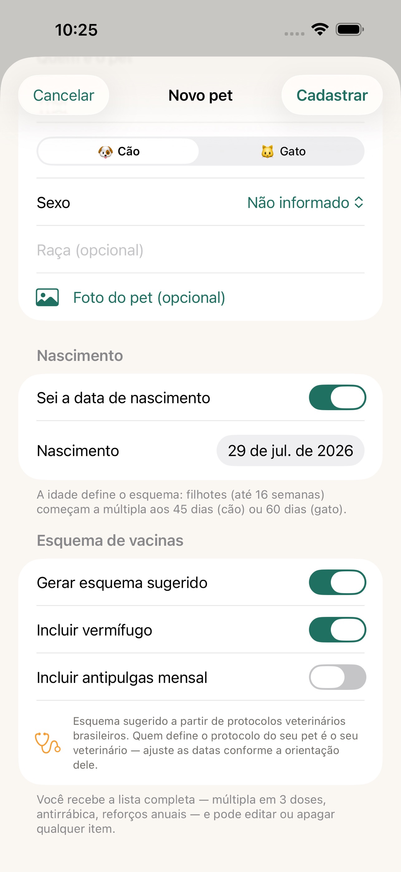 Screenshot 4 of Pet em Dia: vacina e vermífugo