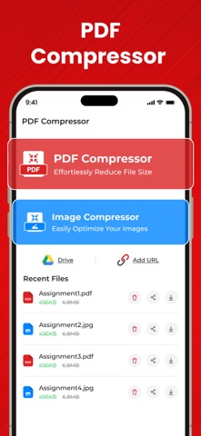PDF Compressor－Compress PDF iPhone screenshot