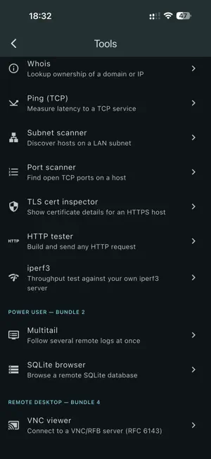 ShellPhone - SSH client screenshot 2