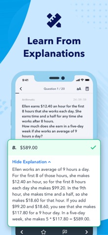 Accuplacer Study Prep 2026 iPhone screenshot