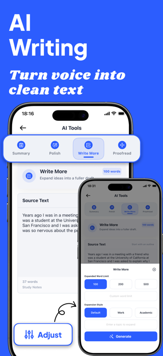 VoxMind AI Notes Screenshot 2 of 4