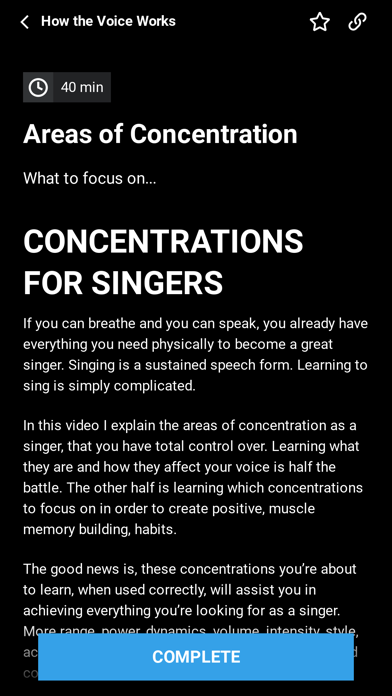 Virtual Voice Coach Screenshot