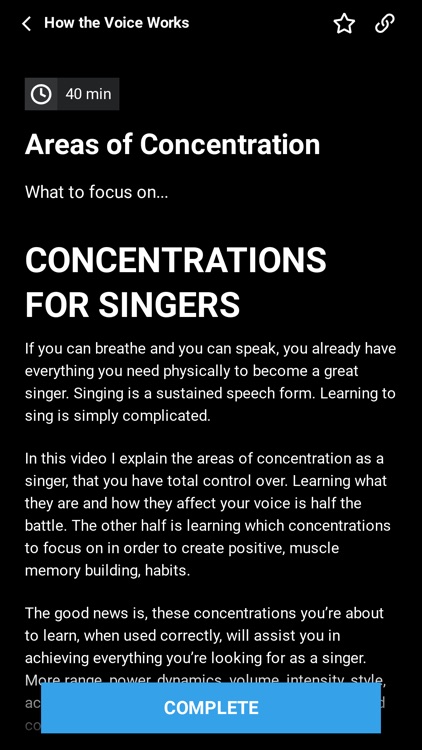 Virtual Voice Coach: Singing