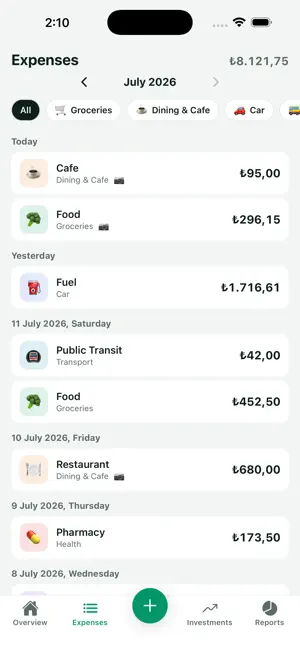Paratik: Receipt Budget screenshot 2