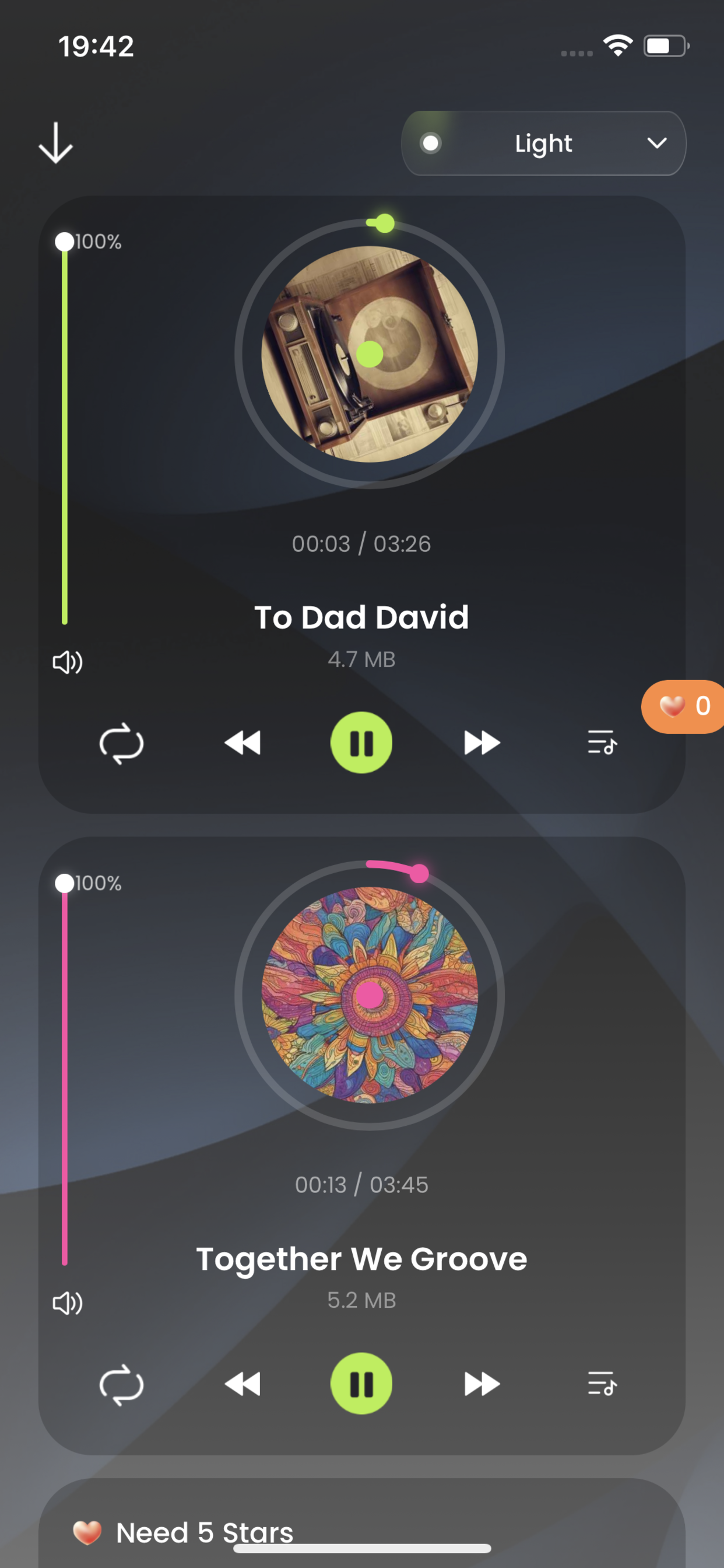 Offline Music Dual: Splizon screenshot 2