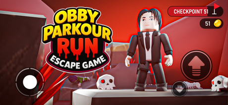 Obby Parkour Run: Escape Game screenshot 3
