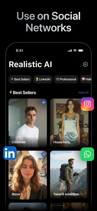 AI Headshot Generator: Screenshot 2 von 6