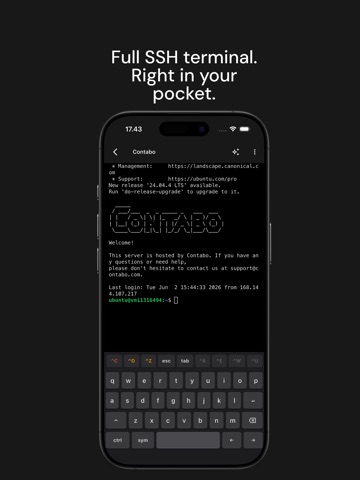 termique - SSH Client iPad screenshot 4