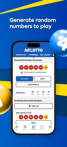 Arkansas Lottery Numbers iPhone screenshot