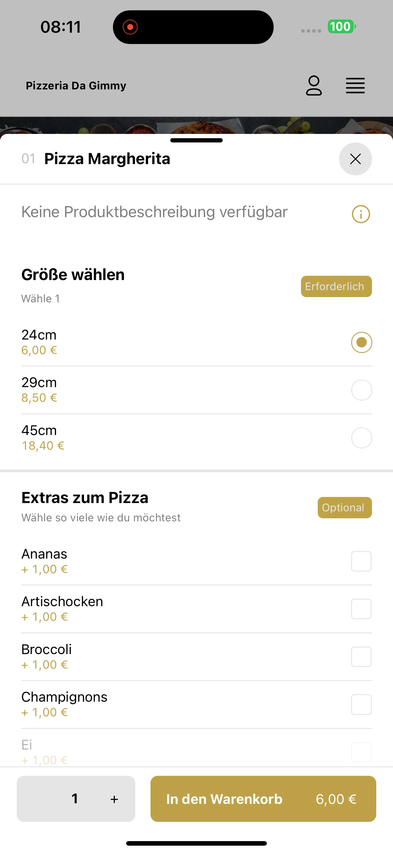 Pizzeria Da Gimmy screenshot 4