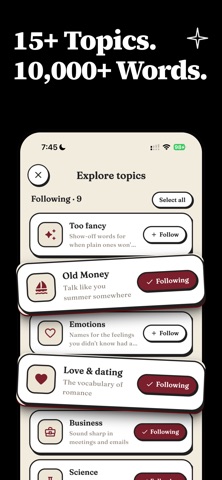 Professor Pip - Daily Vocab iPhone screenshot 3