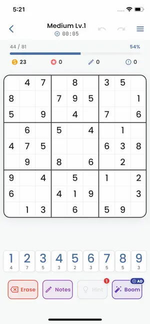 SudokuNumLogic screenshot 2
