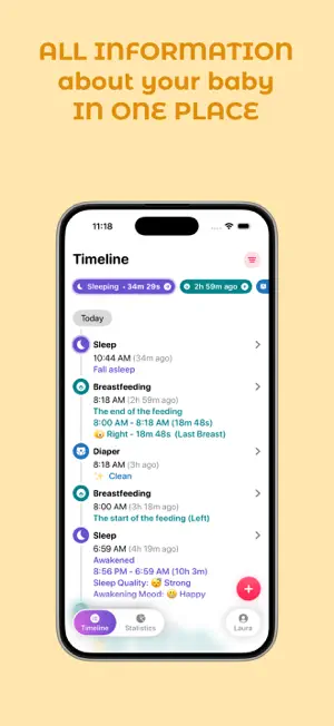 Baby Tracker - Newborn Diary screenshot 2