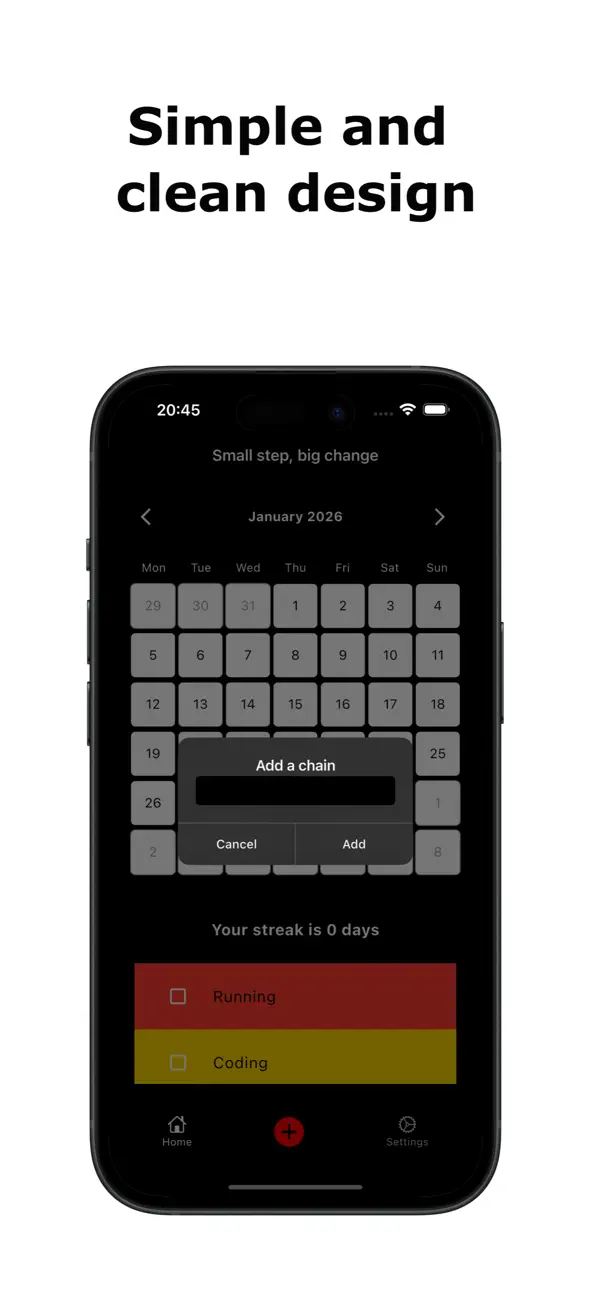 #5. DTB Don't Break The Chain (iOS) By: Dawid Brodowski
