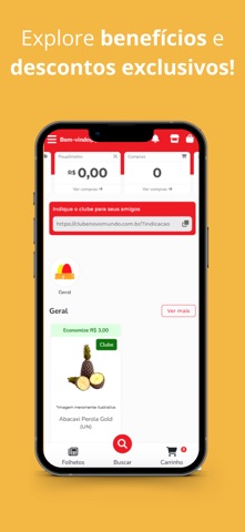 Clube Novo Mundo Supermercados screenshot