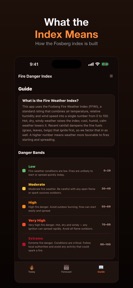 Fire Danger Index screenshot