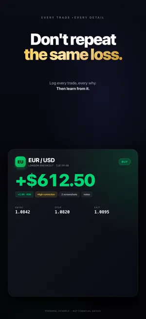 Oryvx: Trading Journal screenshot 2