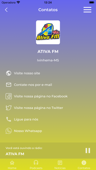 Ativa FM Screenshot