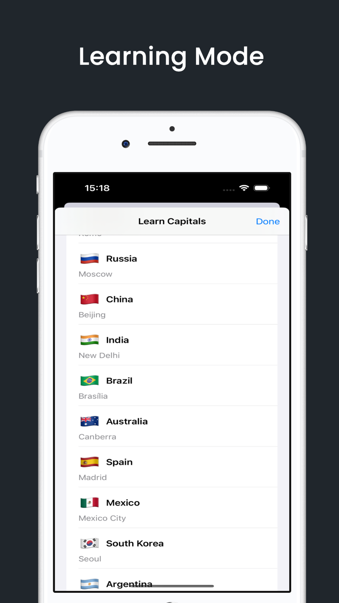 World Capitals Explorer