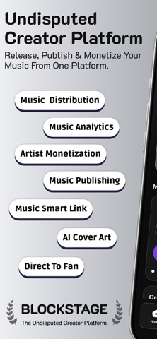 BlockStage: Music Distribution Screenshot 1 of 9