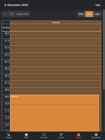 Planitel iPad screenshot