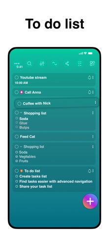 To do: Shopping list Screenshot 2 of 4