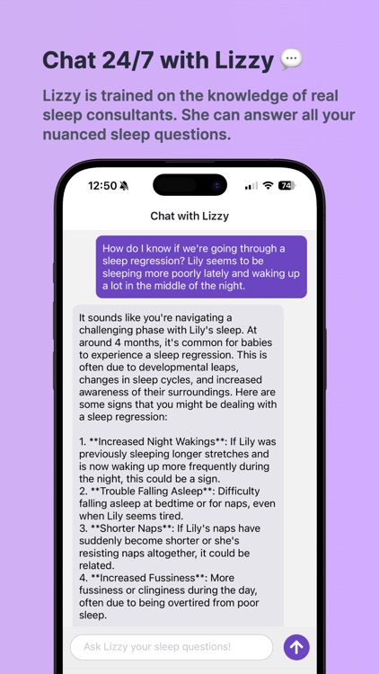 Lizzy: Baby Sleep Training