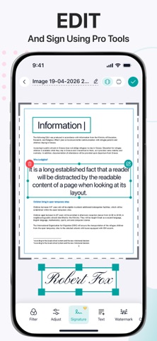 PDF Scanner, Creator & Reader Screenshot 3 of 9