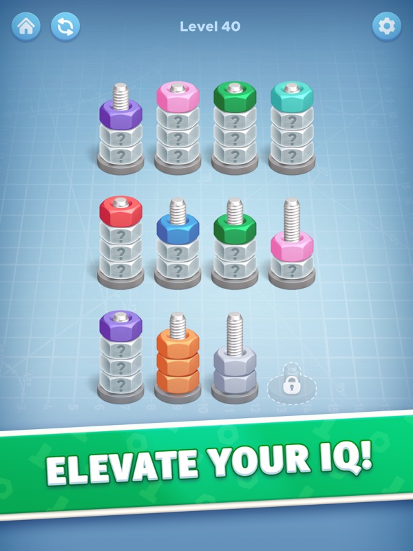 Nut Color Game - Sort Puz 3D screenshot 7