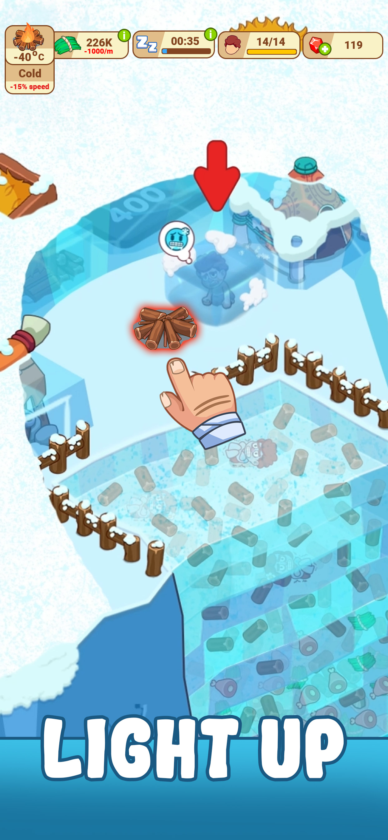 Icy Village: Survival Idle