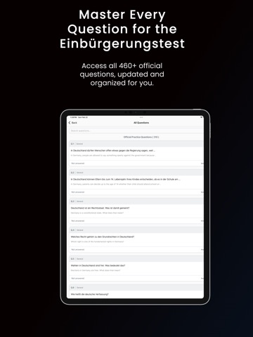Leben in Deutschland: LiDPrep iPad screenshot