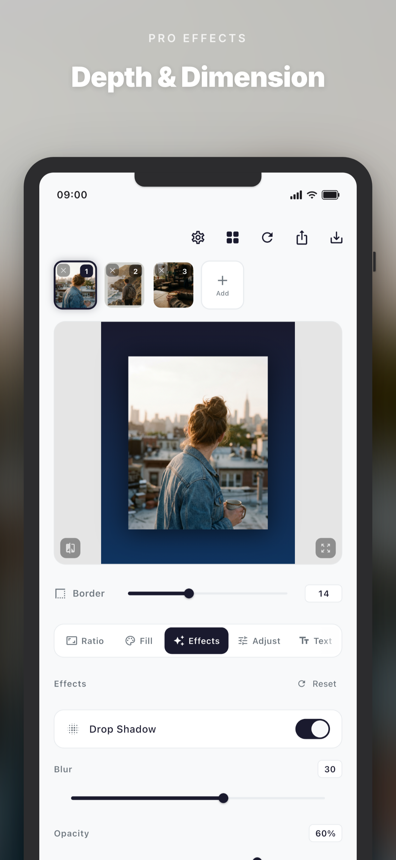 No Crop Border & Frame Editor screenshot 4