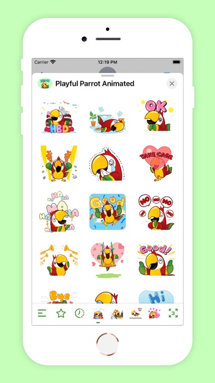 Playful Parrot Animated