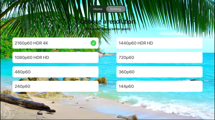 Screenshot #2 pour Tropical Smart Beech 4k