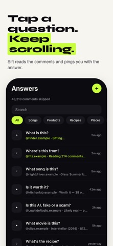 Sift: Ask the Comments screenshot 2