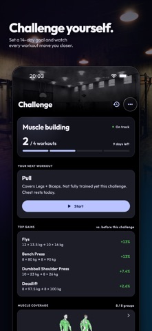 Heft: Workout Strength Tracker Screenshot 2 of 9