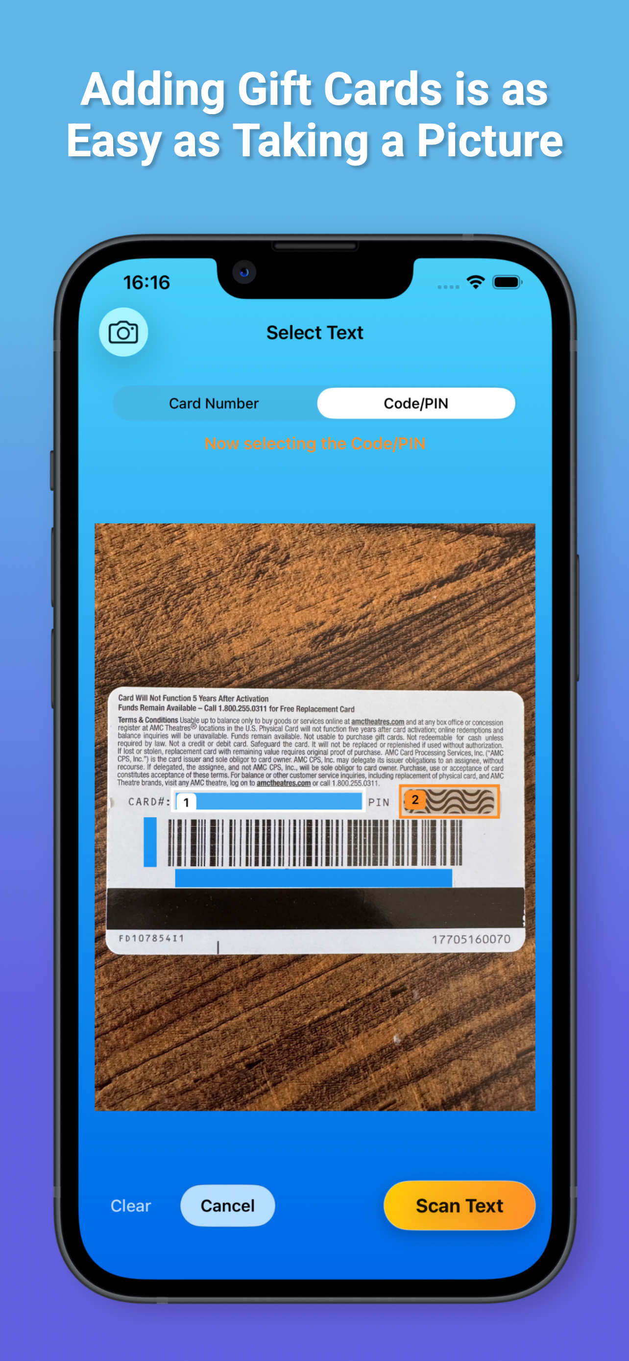 CardCompass Gift Card Tracker screenshot 3