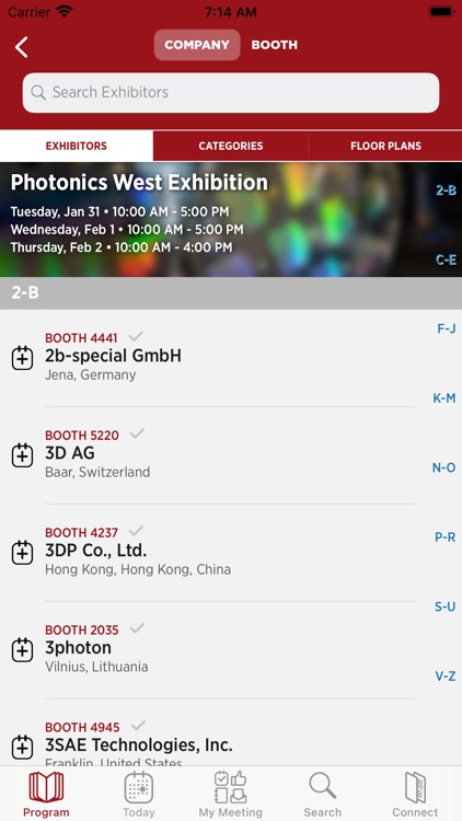 SPIE Conferences screenshot-7