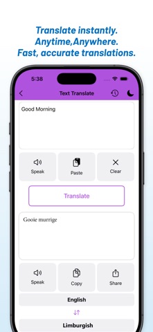 English - Limburgish Translate screenshot