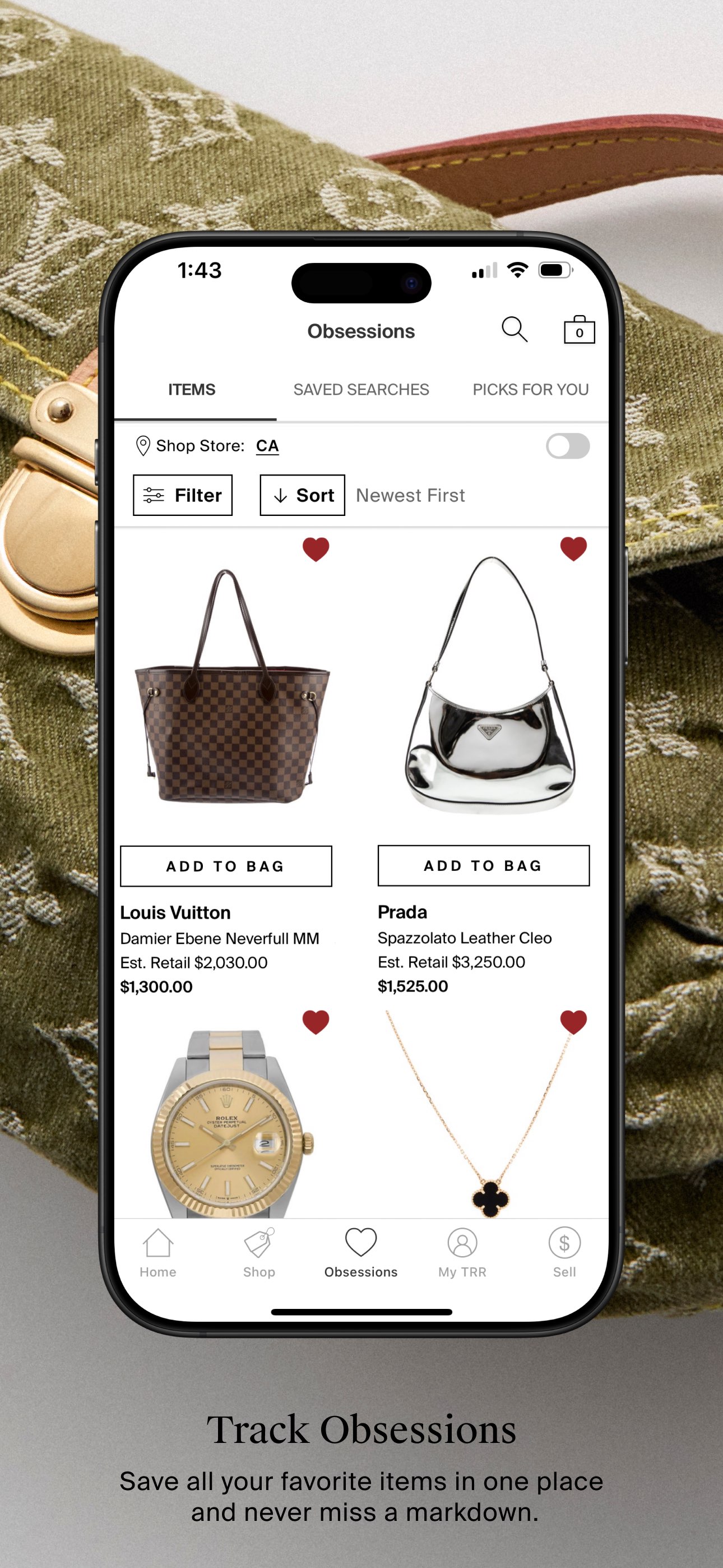 The RealReal - Buy+Sell Luxury 截图 5