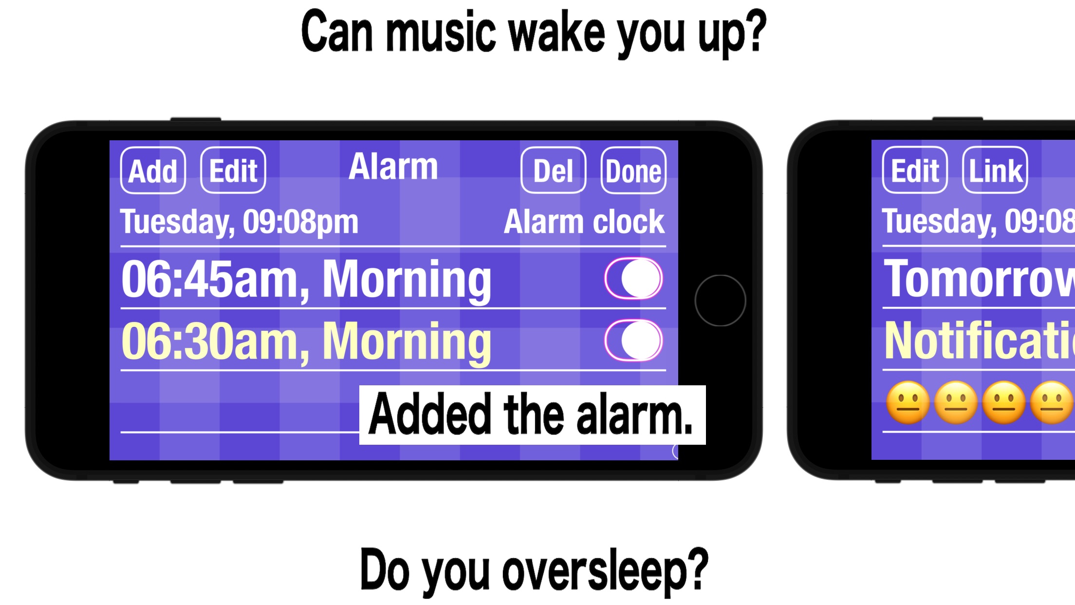 Screenshot do app Alarm clock 2024