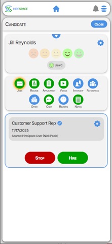 HireSpace screenshot