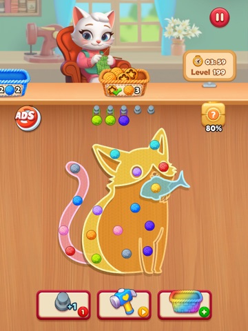 Crafty Cat: Puzzle&Knitting